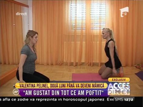 Valentina Pelinel şi-a făcut toate poftele de când e însărcinată: ”Am gustat din tot ce am poftit”