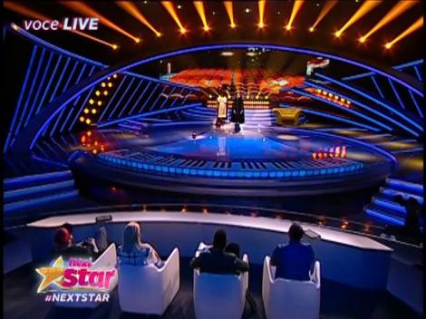 Patricia Tanasov impresionează juriul cu un număr de gimnastică ritmică