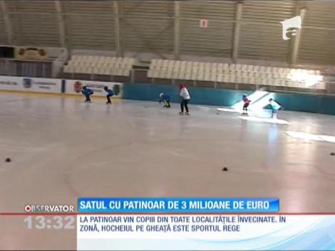 Patinoarul din Harghita, mai modern decât cele din marile oraşe