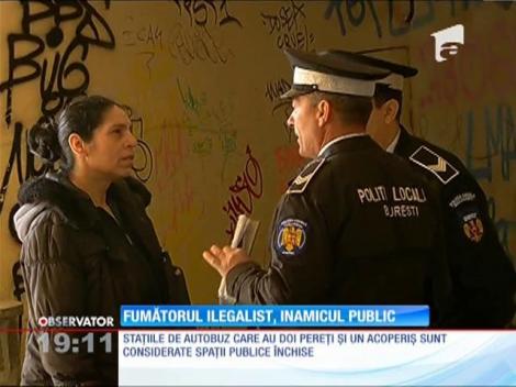 A început vânătoarea celor care fumează în locurile interzise
