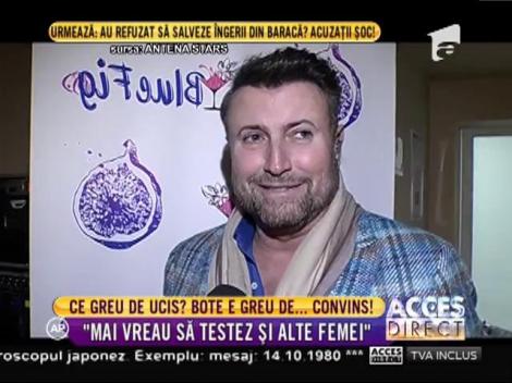 Cătălin Botezatu iubeşte, dar nu se declară pe deplin mulţumit de femeia de lângă el