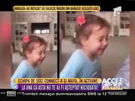 Connect-R și Maya, în acțiune. Artistul cântă la comandă!