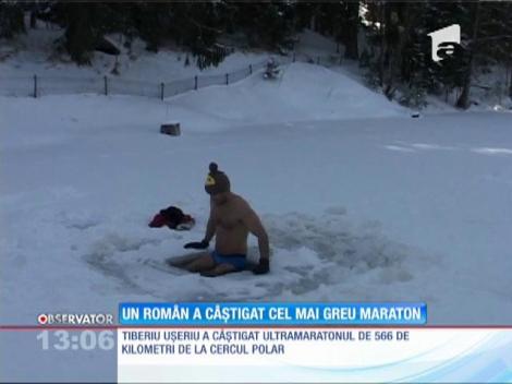 Bistriţeanul Tiberiu Uşeriu a câştigat cel mai greu maraton de la Cercul Polar