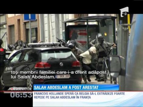 Principalul suspect în cazul atentatelor din Paris, arestat în Bruxelles