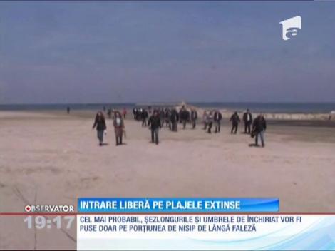 Plajele extinse de la Marea Neagră au intrare liberă!