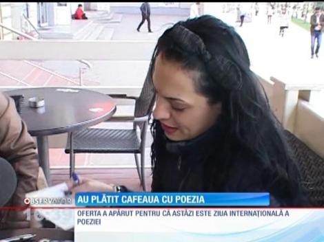 Au plătit cafeaua cu poezie!