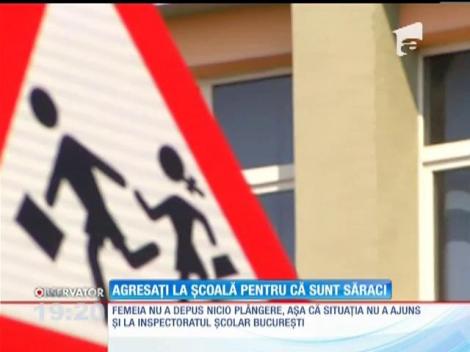 Agresaţi la şcoală pentru că sunt săraci