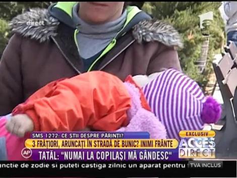 Maya, Eric şi Eduard au ajuns pe drumuri din cauza bunicului lor