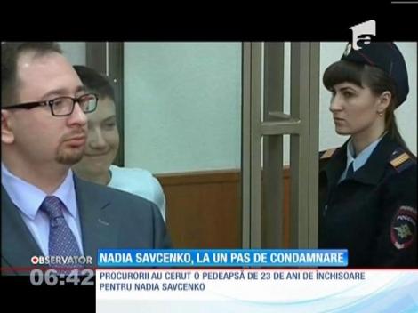 Aviatoarea ucraineană Nadia Savcenko, la un pas de condamnare