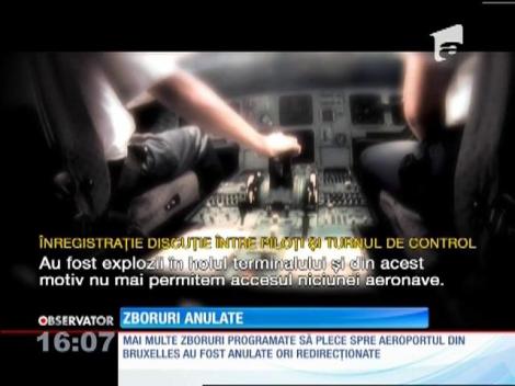 Atentatele de la Bruxelles au pus în alertă toată Europa. Zboruri anulate pe aeroportul din Otopeni