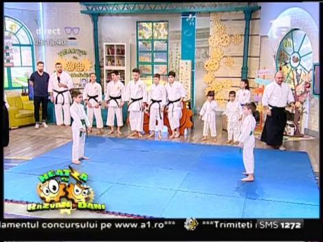 Demonstraţie impresionantă de karate în platoul de la Neatza