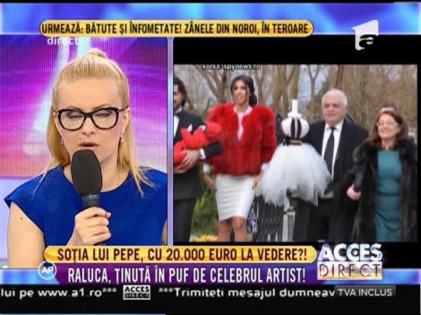 Soţia lui Pepe a strălucit într-o ţinută de 20 de mii de euro la botez!