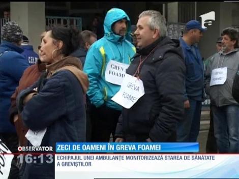 S-a dublat numărul oamenilor care au intrat în greva foamei la termocentrala din Hunedoara