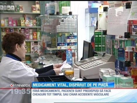 Un medicament vital pentru bolnavii cardiaci a dispărut de pe piaţă