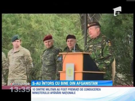 Zeci de militari români s-au întors acasă din teatrele de operaţiuni din Afganistan