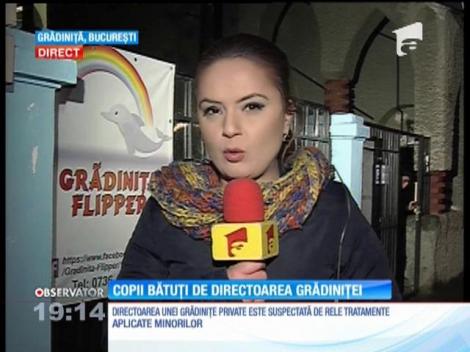 Directoarea unei grădiniţe particulare din Bucureşti, acuzată că a bătut trei copii