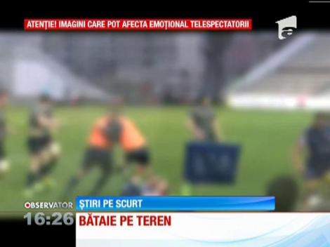 Bătaie generală la un meci de rugby între echipele marinei militare din Franţa şi Marea Britanie