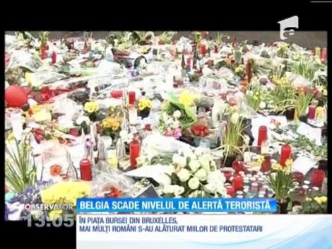 Belgia scade nivelul de alertă teroristă