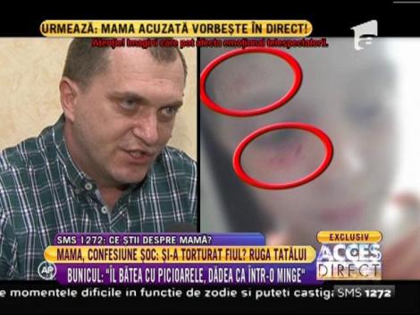 Gheorghe, părintele celui de-al doilea copil al mamei acuzate de violențe, martor la chinuri