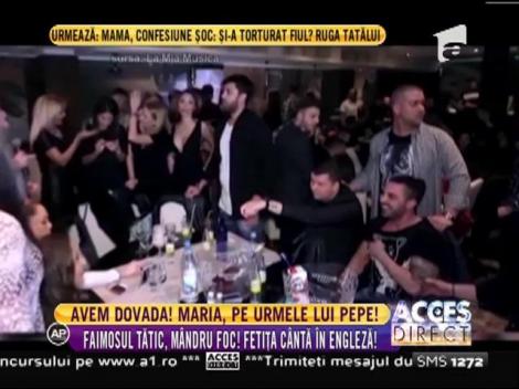 Maria, fetița Ralucăi și a lui Pepe, i-a făcut o mare surpriză unchiului ei!