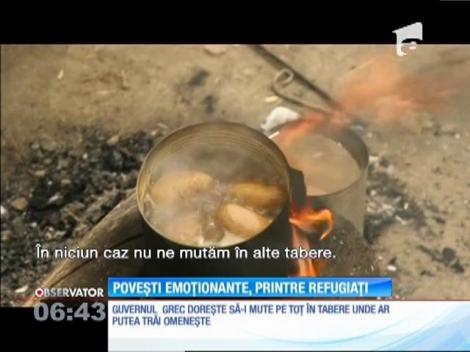 O femeie din Siria a adus pe lume o fetiţă, într-unul din corturile taberei improvizate