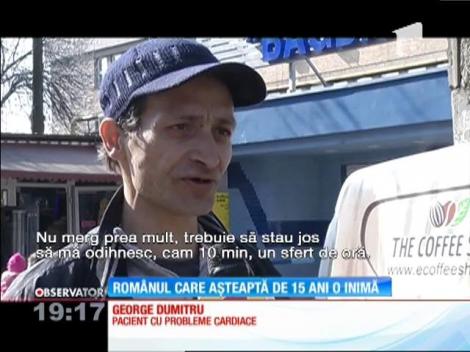 Îi bate inima de zece ori mai lent decât a unui om normal. Dar trăieşte! Şi aşteaptă de 15 ani un transplant de cord