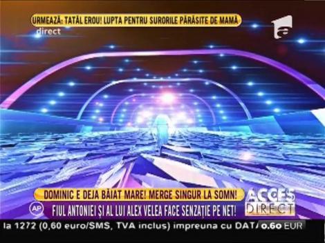 Dominic e deja băiat mare! Merge singur la somn! Fiul Antoniei şi al lui Alex Velea face senzaţie pe net!