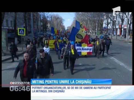 Aniversarea Unirii Basarabiei cu România, marcată de o manifestaţie