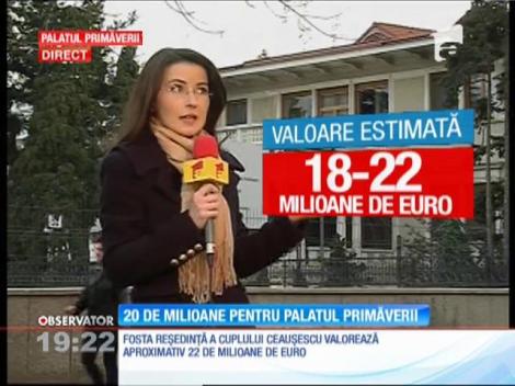 Fosta reşedinţă a familiei Ceauşescu ar putea fi vândută cu peste 20 de milioane de euro