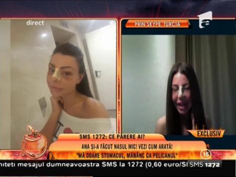 Ana Mocanu, vânătă și bandajată: ”Mă doare de leșin!”