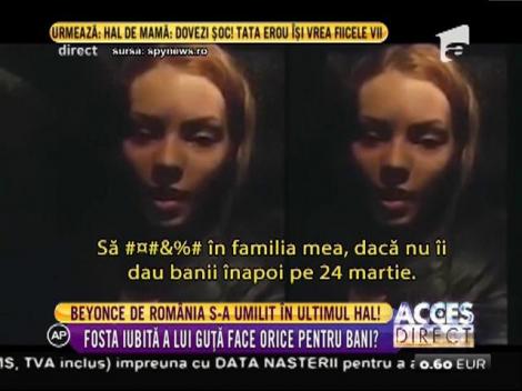 Beyonce de România s-a umilit în ultimul hal pentru nişte bani!