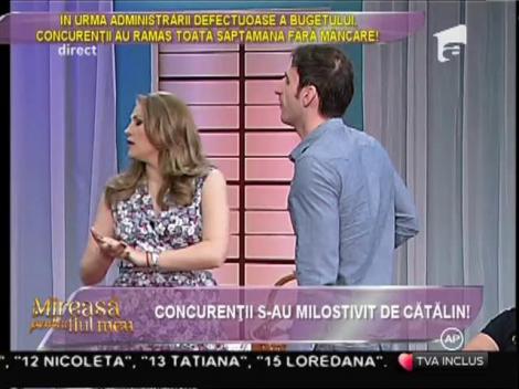 Cătălin a scăpat din ghearele foamei cu ajutorul concurenților!