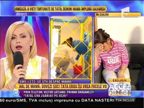 "Teatru grecesc" în direct la Acces Direct! Mama: "Nu sunt nebună, am fost bătută"