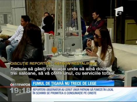 Patronii de baruri nu riscă să-şi piardă afacerea pentru un câştig mare, venit rapid