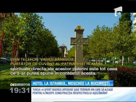 Hotel la Istanbul, moschee la București
