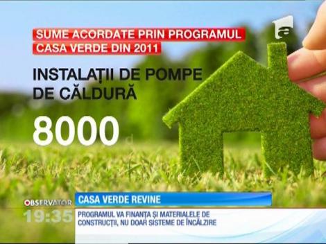 Guvernul a anunțat că programul Casa Verde se va relua în 2016