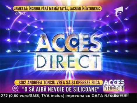 Adreea Tonciu se gândeşte să-şi ducă fetiţa la estetician