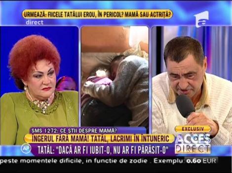 Tatăl Mariei, îngerul fără mamă: "Nu avem nici curent, nici apă"