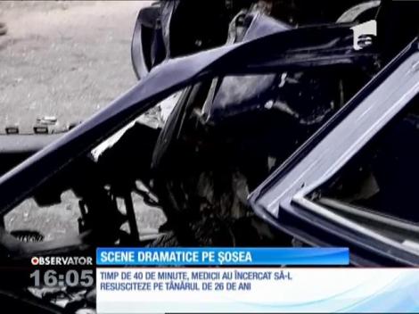 Mașina unui tânăr din Galați a intrat pe contrasens, fără nicio explicaţie