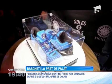 O pereche de bascheți e cea mai scumpă încălțăminte din lume