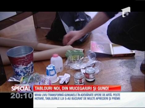Special! Mihai Liviu transformă gunoaiele în adevărate opere de artă
