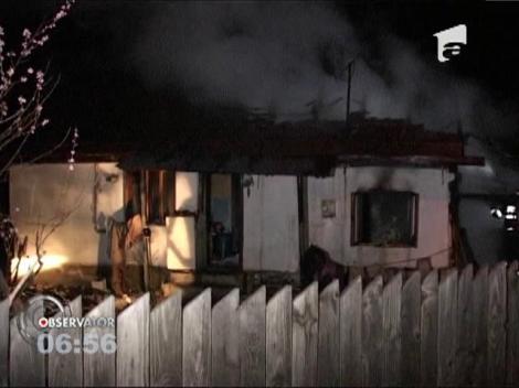 O bătrână din Gorj a murit într-un incendiu