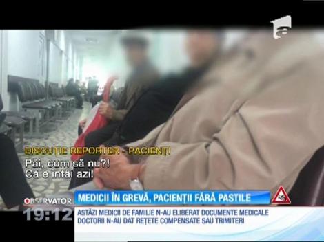Medicii de familie în grevă, pacienții fără pastile