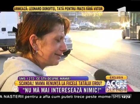 Domnica, mama care și-a abandonat fiicele: "Nu mă mai interesează nimic"