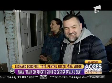 Leonard Doroftei, impresionat de povestea a patru frați, de lângă Ploiești