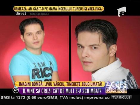 Imagini de senzație cu Liviu Vârciu în tinerețe! Artistul a trecut printr-o transformare spectaculoasă!