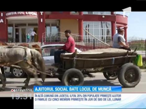 Mulţi români preferă ajutorul social în schimbul unui serviciu plătit