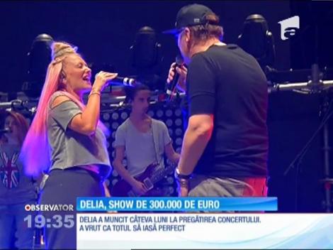 Delia susţine, weekend-ul acesta, cel mai spectaculos şi costisitor concert al anului