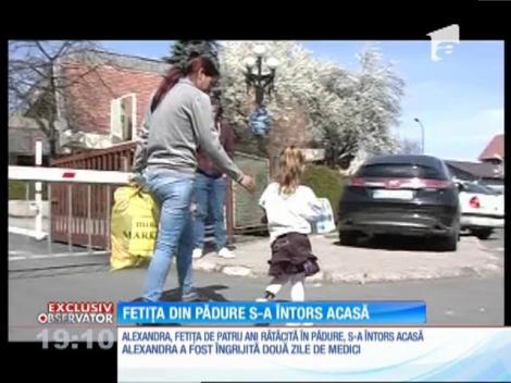 Fetiţa de 4 ani care a supravieţuit miraculos 30 de ore în sălbăticie s-a întors acasă