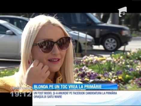 Un fost model și-a anunțat candidatura la primăria orașului Satu Mare